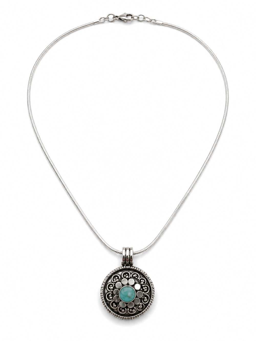 Amazonite Poison Pendant